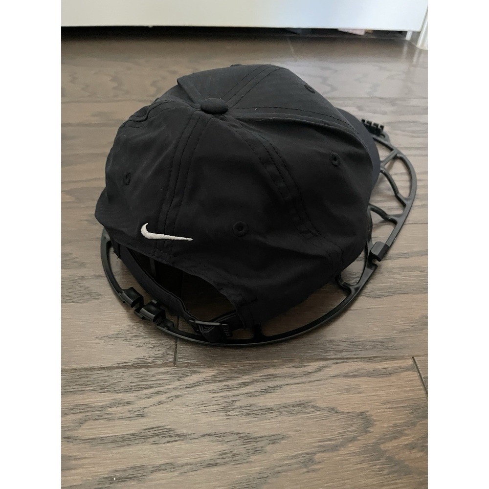 Fortinet Dad Hat Black Nike Golf Dri Fit Legscy91 Adjustable Strap - Picture 2 of 5
